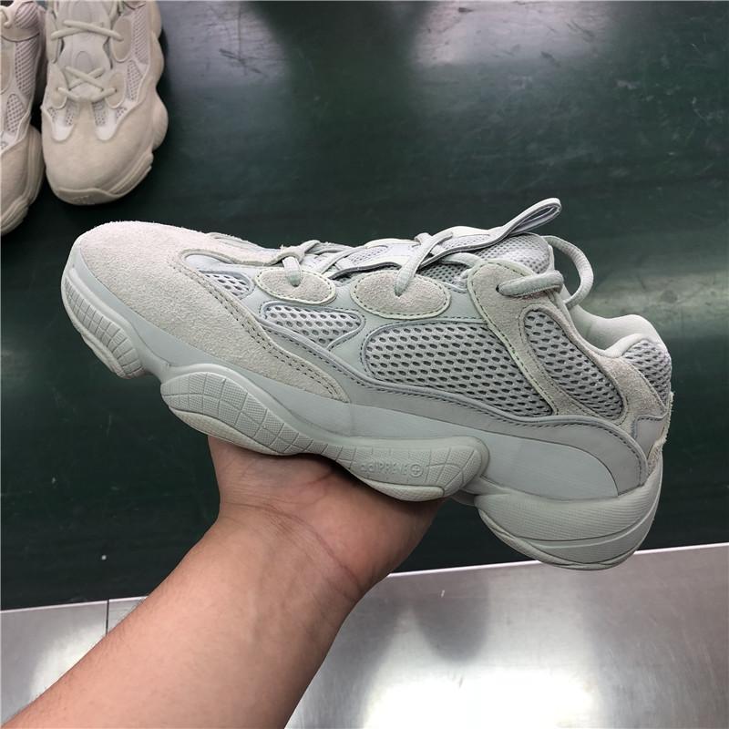 God Yeezy 500 Salt EE7287 retail sample version ready